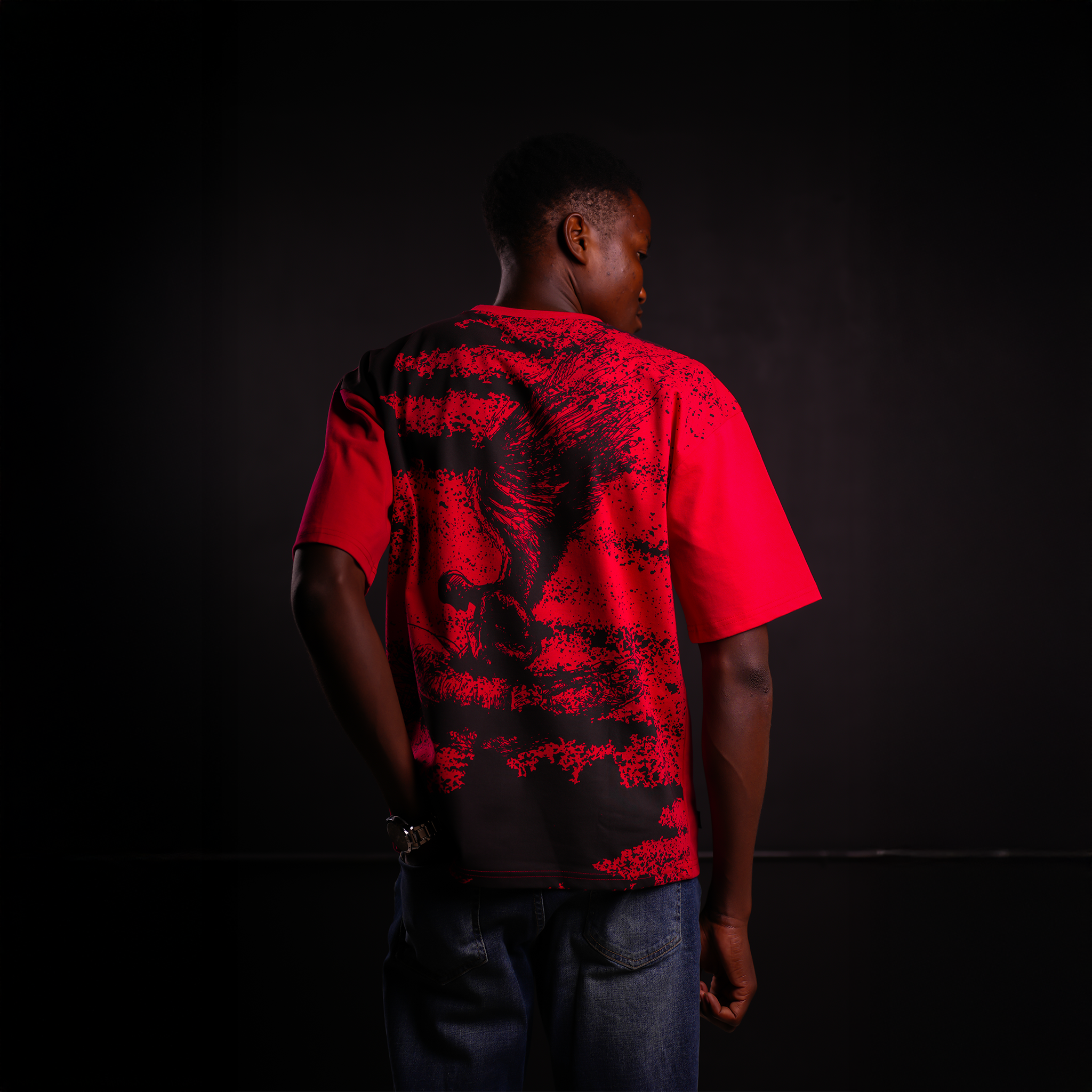 RED REBEL ANGEL T-SHIRT